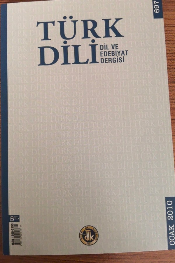 Türk Dili dil ve edebiyat dergisi 698