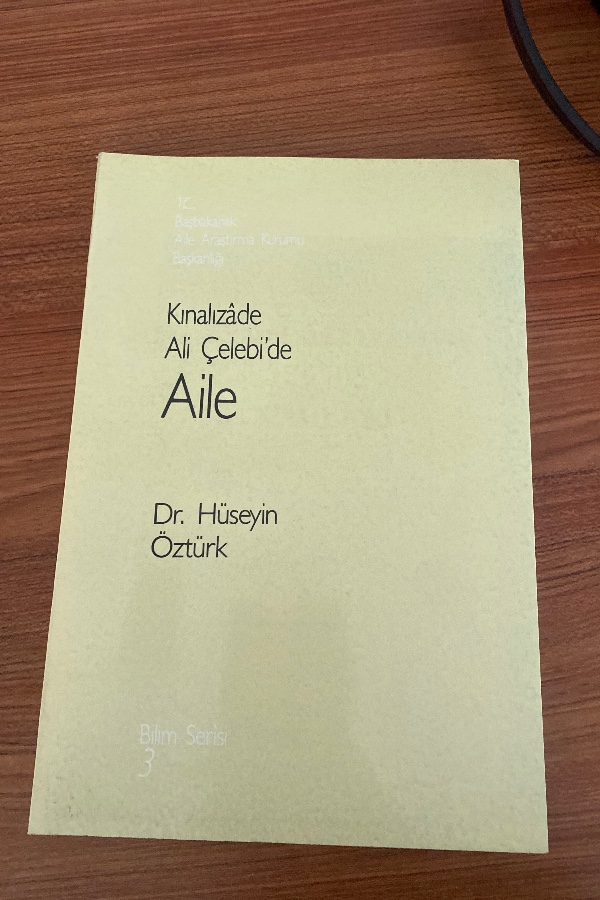 Kınalızâde Ali Çelebi ‘de aile