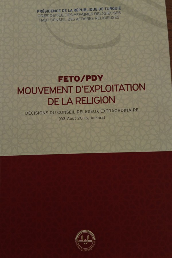 FETO/ PDY MOUVEMENT DEXPLOİTATİON DE LA RELİGİON