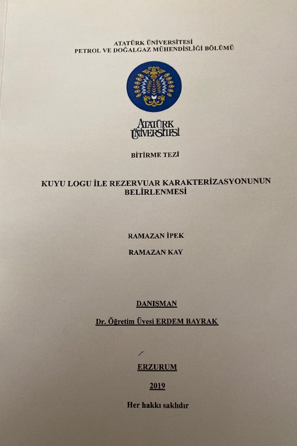 Kuyu logu ile Rezervuar ve karakterizaayonun belirlenmesi