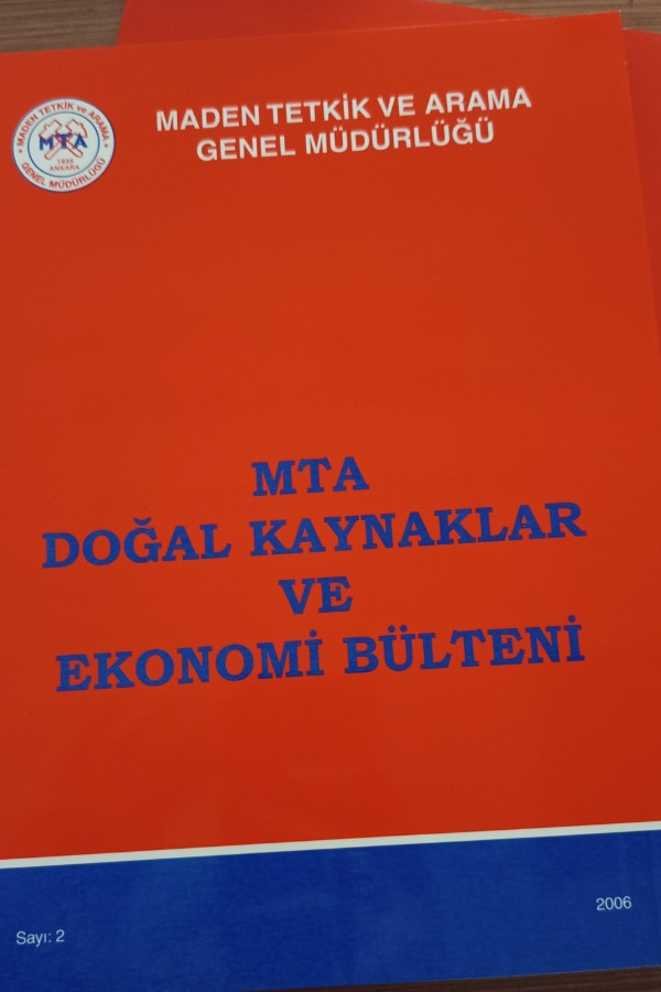MTA DOĞAL KAYNAKLARI VE EKONOMİ BÜLTENİ 2006 2