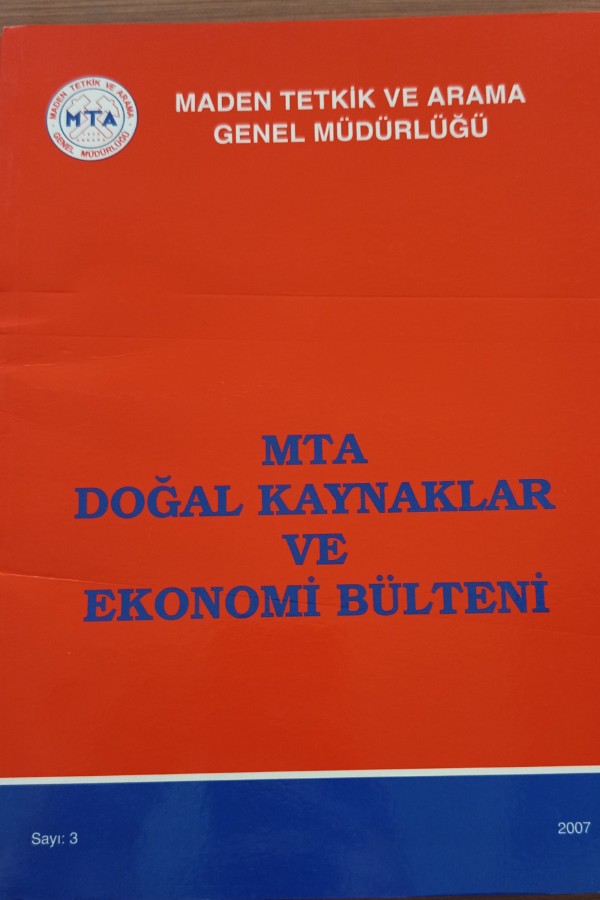 MTA DOĞAL KAYNAKLARI VE EKONOMİ BÜLTENİ 2007 3