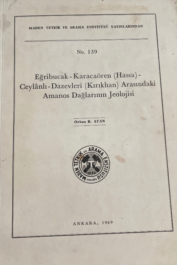 Amanos Dağlarının Jeolojisi