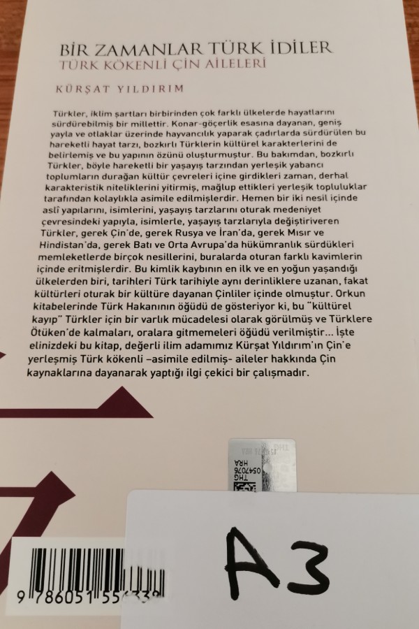 bir zamanlar türk idiler