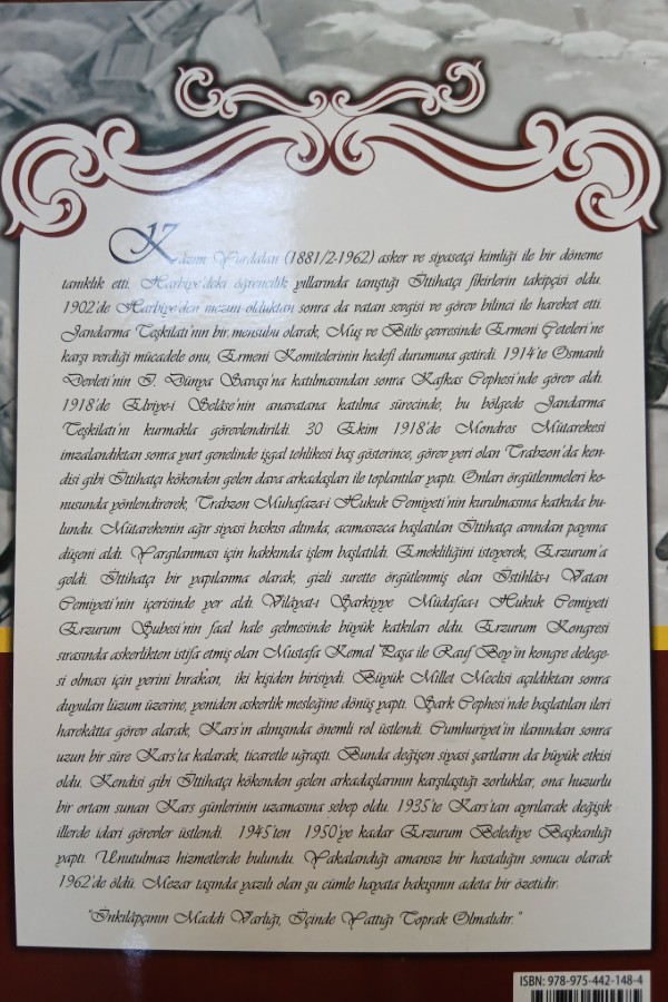 Osmanlı'dan cumhuriyet'e bir ittihatcı kazım yurdalan