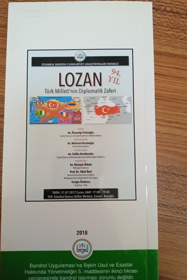Lozan 94. Yılı