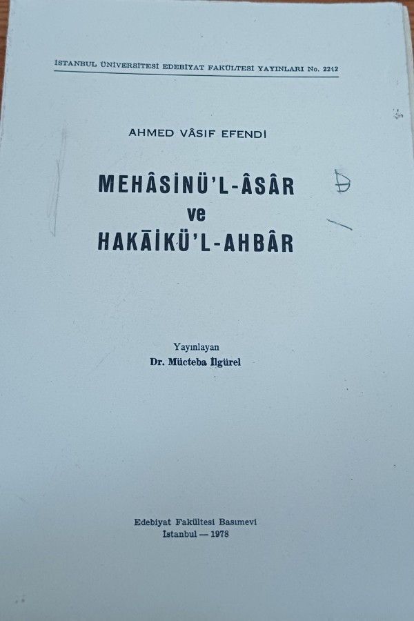 Mehasinül-Asar ve Hakaikül-Ahbar