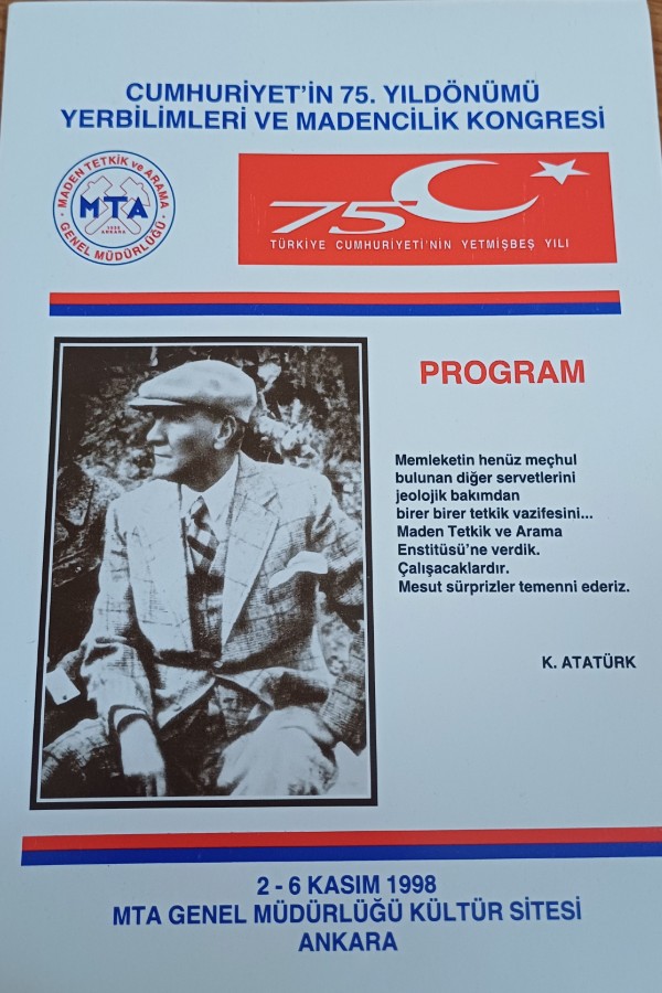 Cumhuriyetin 75. Yıldönümü Yerbilimleri ve Madencilik Kongresi