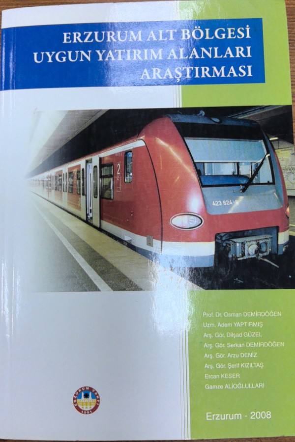 Erzurum alt bölgesi uygun yatırım alanları araştırması