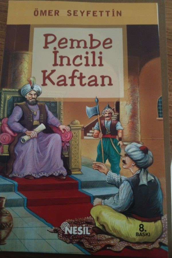 pembe incili kaftan
