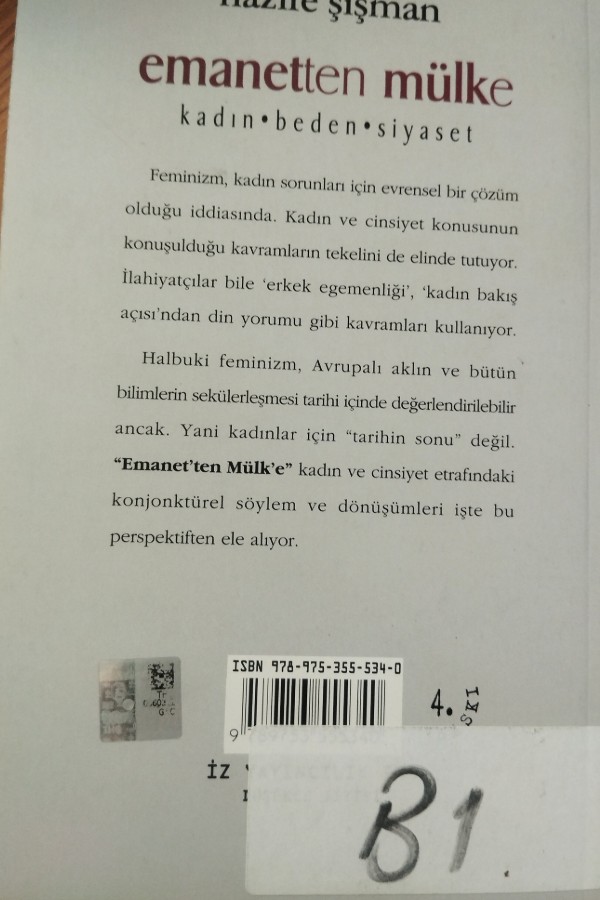 emanetten mülke
