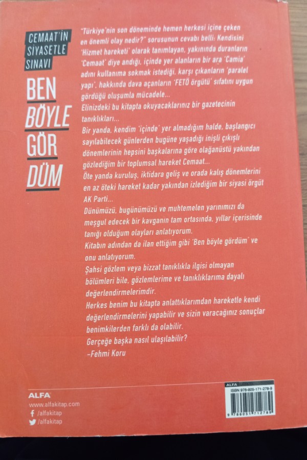 Ben böyle gördüm