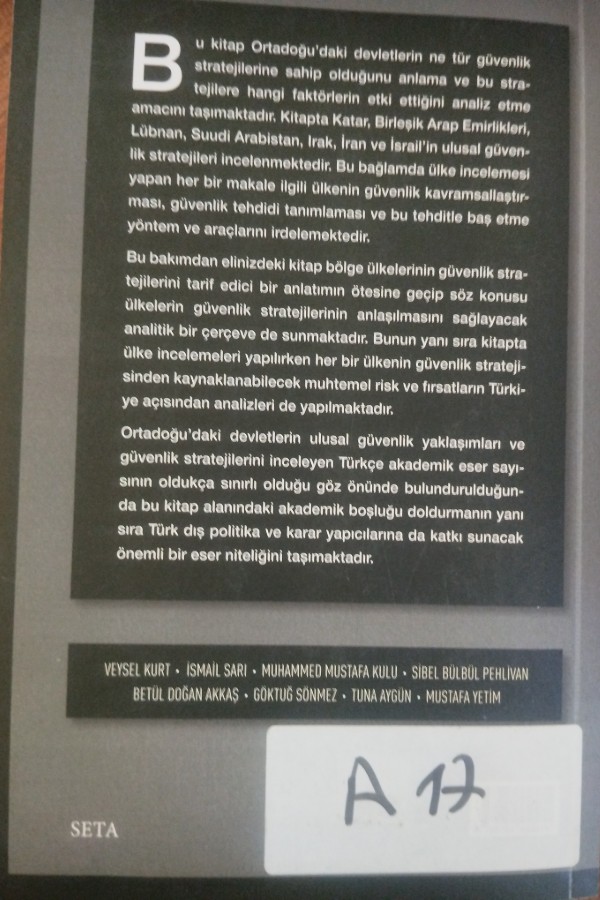 Ortadoğu 'da Ulusal güvenlik stratejileri