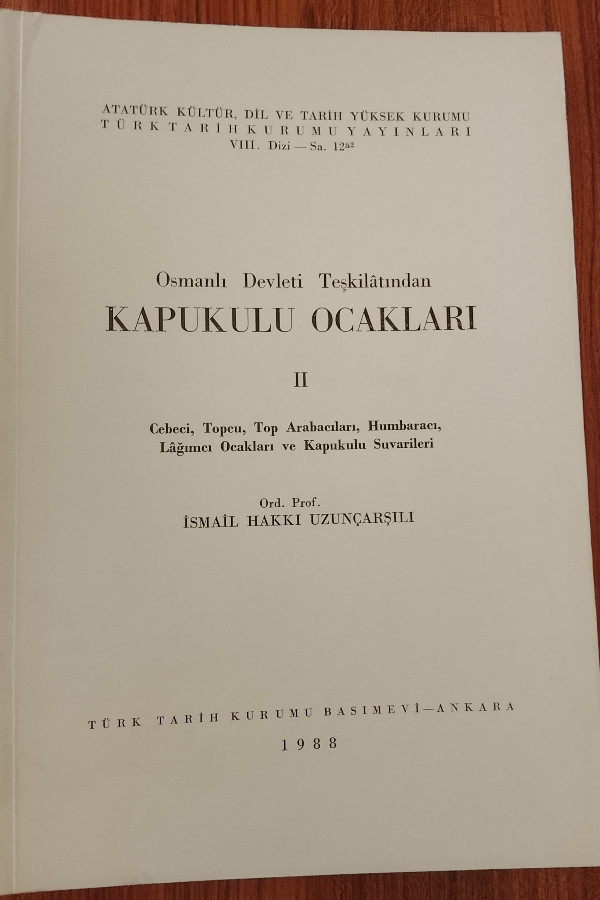 Osmanlı devleti Teşkilatından Kapukulu ocakları