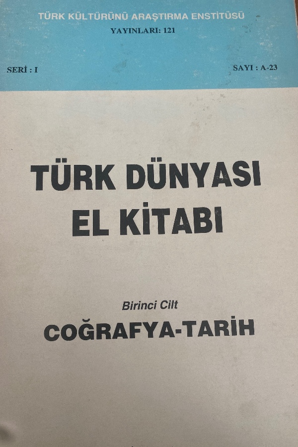 TÜRK DÜNYASI EL KİTABI