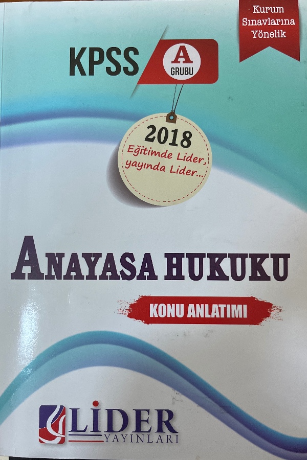 Anayasa Hukuku Konu Anlatımı