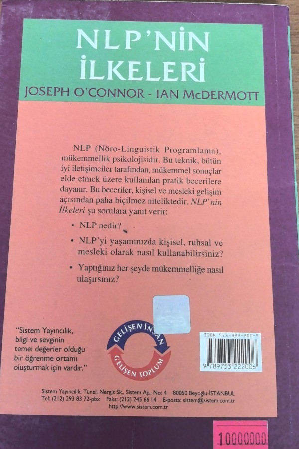 Nlp'nın ilkeleri