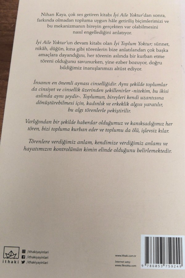 iyi toplum yoktur