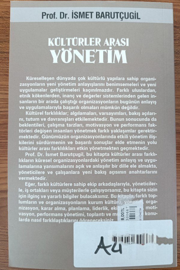 Kültürler Arası Yönetim