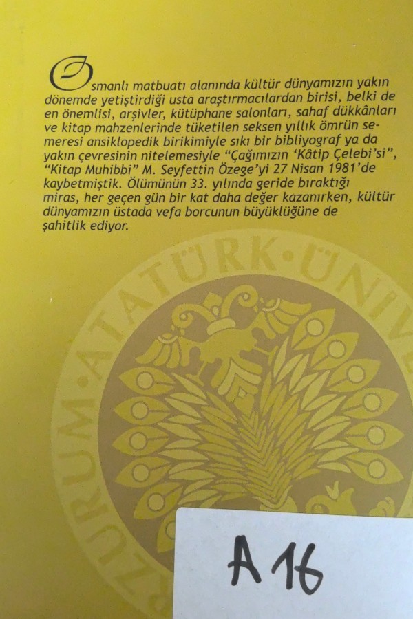 M. Seyfettin Özege