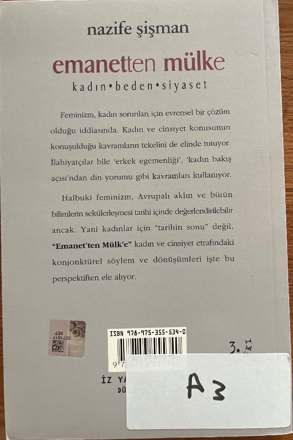 Emanetten Mülke